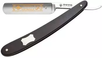 Dovo Astrale Rasiermesser 5/8" Karbon, Ebenholz