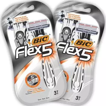 BIC Flex 5 Einwegrasierer Herren, 5 Klingen, Aloe Vera (968754)
