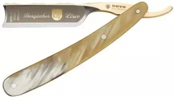 Dovo Bergischer Löwe Rasiermesser 6/8" Karbon, Büffelhorn