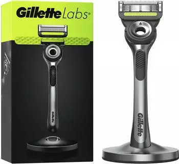 Gillette Labs Rasierapparat mit Exfoliationsleiste, 5 Klingen, Magnetständer (1054577)