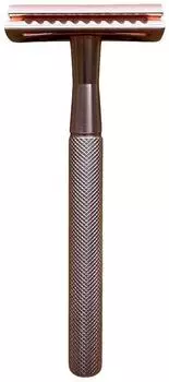 Pandoo Sicherheitsrasierer Metall schwarz & roségold, unisex (Rosegold)