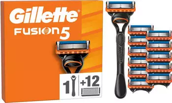 Gillette Fusion5 Power Nassrasierer mit 12 Systemklingen, Herren