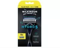 Wilkinson Sword Hydro5 Rasierer + Ersatzklingen, Grundpreis: &euro; 2.808,- / l