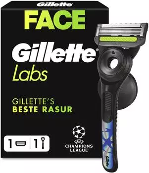 Gillette Labs Nassrasierer Herren, Metall, schwarz