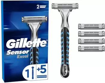 Gillette SensorExcel + 5 Rasierklingen