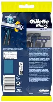 Gillette Blue 3 Smooth Einwegrasierer mit Comfort Gel