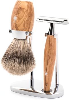 Mühle Shaving Mühle Kosmo Rasierset Rasierhobel Olivenholz (S 281 H 870 SR)
