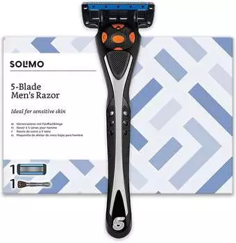 Amazon Solimo 5-Blade Men`s Razor