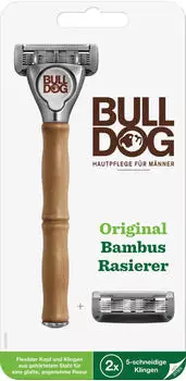 Bulldog Original Rasierer mit Bambusgriff (1Stk.)