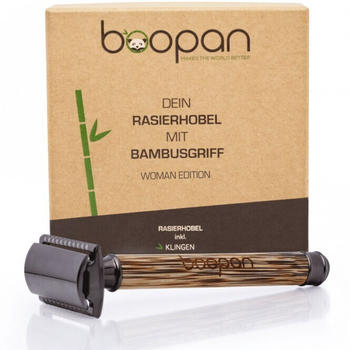 Boopan Rasierhobel mit Bambusgriff Woman Edition