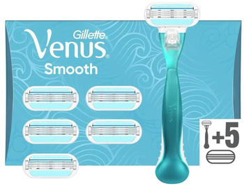 Gillette Venus Smooth + 6 Rasierklingen
