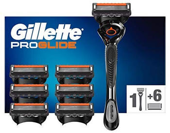 Gillette ProGlide Nassrasierer + 7 Systemklingen