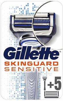 Gillette SkinGuard Sensitive + 5 Rasierklingen