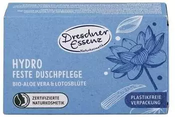 Dresdner Essenz Hydro Feste Duschpflege Bio-Aloe Vera & Lotosbl&uuml;te