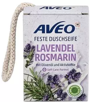 Aveo Feste Duschseife Lavendel Rosmarin