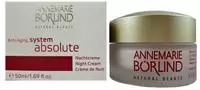 Annemarie B&ouml;rlind System Absolute Regenerierende Nachtcreme 50 ml, Grundpreis: