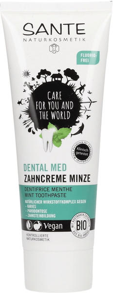 Sante dental med Zahncreme Minze (75ml) Test ❤️ Jetzt ab 3,00 € (Mai 2022)  Testbericht.de