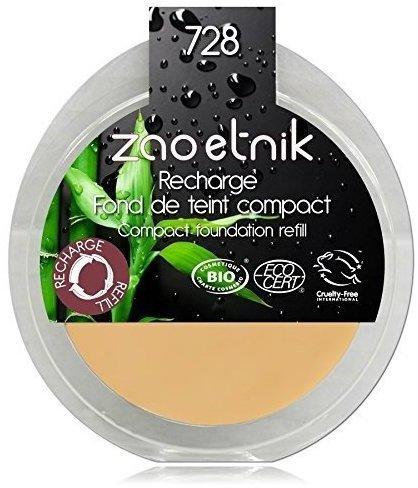 Zao essence of Nature Zao Refill Compact Foundation 728 Beige-gelb Kompakt-makeup Nachfüller Bio Vegan