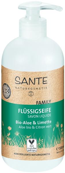 Logocos Naturkosmetik Sante family Flüssigseife Bio-Aloe & Limette (500 ml)