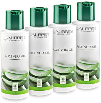 Aubrey Organics Aloe Vera Gel 4 x 118 ml