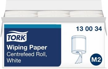 Tork 130034 M2 Mehrzweck Papierwischt&uuml;cher 1-lagig wei&szlig; (6 x 165 m)