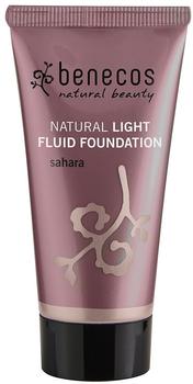 benecos Natural Light Fluid Foundation - Sahara (30 ml)