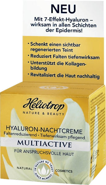 Heliotrop Multiactive Hyaluron Nachtcreme (50ml) Erfahrungen 5/5 Sternen