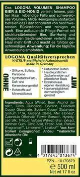 Logona Volumen-Shampoo Bier & Bio-Honig (500 ml) – Logona Volumen-Shampoo Bier & Bio-Honig (500 ml) für voluminöses Haar