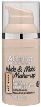 Alterra Nude & Matt Make-up 01 Porcelain 30 ml