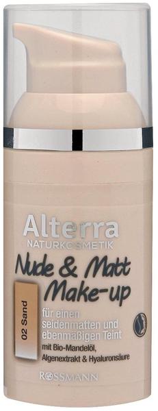 Alterra Nude & Matt Make-up 02 Sand 30 ml