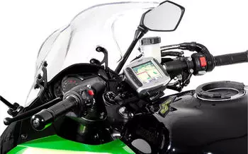 SW-Motech Navi-Halter am Lenker, schwarz, Kawasaki Z1000SX / Ninja 1000SX / 1100SX (GPS.08.646.10300/B)