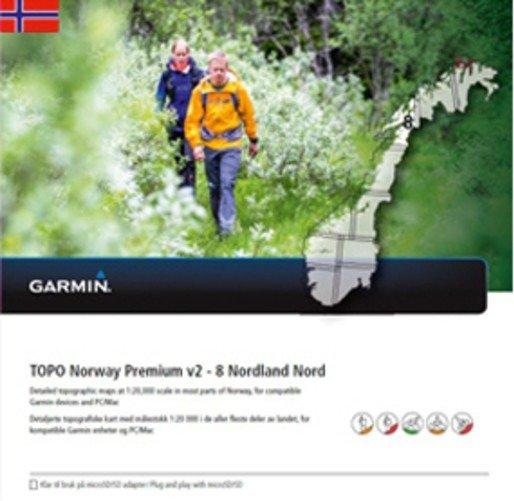 Garmin Topo Norwegen Premium 8 Nordland Nord