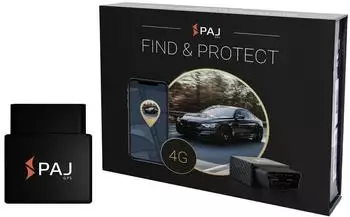 PAJ CAR OBD 4G 2.0 GPS-Tracker Fahrzeugtracker, Schwarz (9075)