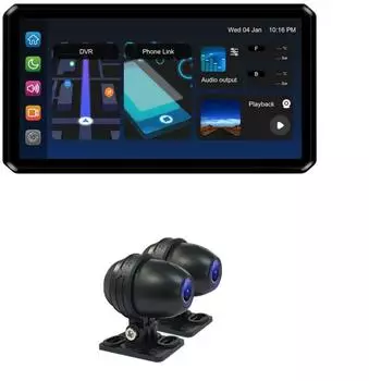 FC-Moto M2 Pro Motorrad-Multimediasystem mit Kameras, wasserdicht (M2MAX-201)