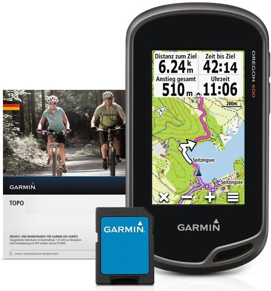 Garmin Oregon 600 + Topo Deutschland V7 Pro (auf microSD)