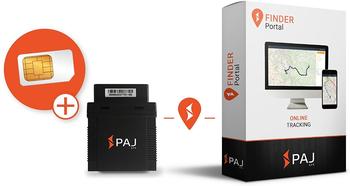 PAJ CAR GPS Tracker Fahrzeugtracker, Multifunktionstracker Schwarz