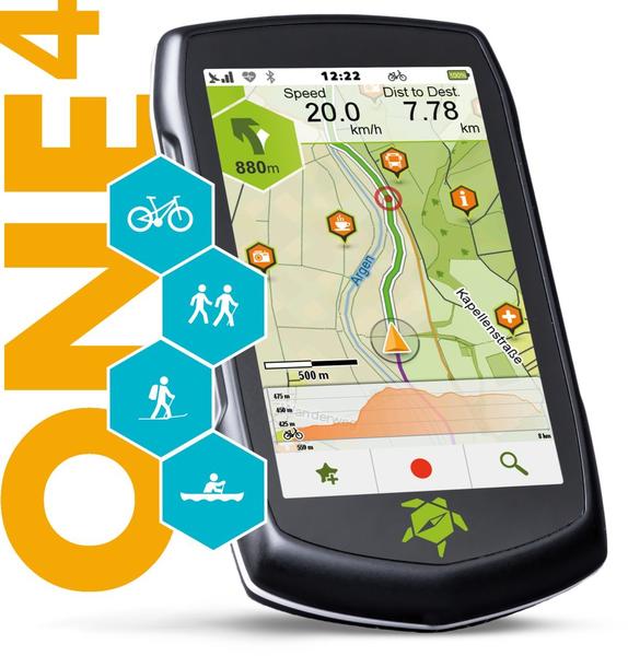 TAHUNA TEASI ONE4 - Outdoor-Navigationsgerät mit Bluetooth, Kompass und Europakarte