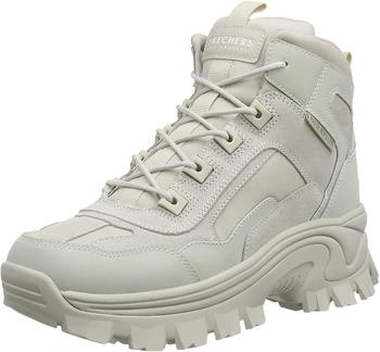 SKECHERS Street BLOX Sneaker, Graues Wildleder, Netzstoff, Durabubukleder, 39