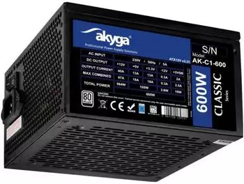 Akyga ATX PC-Netzteil 600W 80 Plus (AK-C1-600)