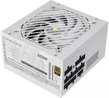 Mars Gaming MPB650PSI 650W 80 Plus Gold White
