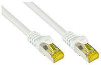 RJ45 Patchkabel mitCat.7 Rohkabel und Rastnasenschutz (RNS&reg;), S/FTP, PiMF,