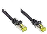 RJ45 Patchkabel mitCat.7 Rohkabel und Rastnasenschutz (RNS&reg;), S/FTP, PiMF,