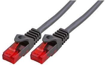 BIGtec Ethernet LAN Patchkabel CAT 6 0,25m schwarz
