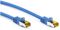 goobay RJ-45 Netzwerkkabel 0,25 m blau bis zu 10,00 Gbit/Sek. bis zu 500 MHz, 1 St.