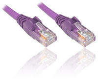 ACT IS1701, ACT Purple 1 meter U/UTP CAT6 patch cable snagless with RJ45...