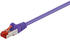 Goobay CAT 6 Patchkabel S/FTP 0,15m violett