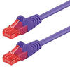 goobay CAT 6 Netzwerkkabel, U/UTP, violett