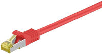 goobay RJ-45 Netzwerkkabel 0,25 m rot bis zu 10,00 Gbit/Sek. bis zu 500 MHz, 1 St.