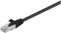 D&ouml;nges Patchkabel Cat. 5e 2xrj45 F/utp, 1 M, Schwarz