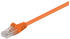 Goobay CAT 5E Patchkabel U/UTP 0,25m orange